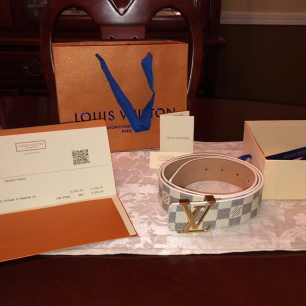 Authentic Louis Vuitton Belt. size 38 US.